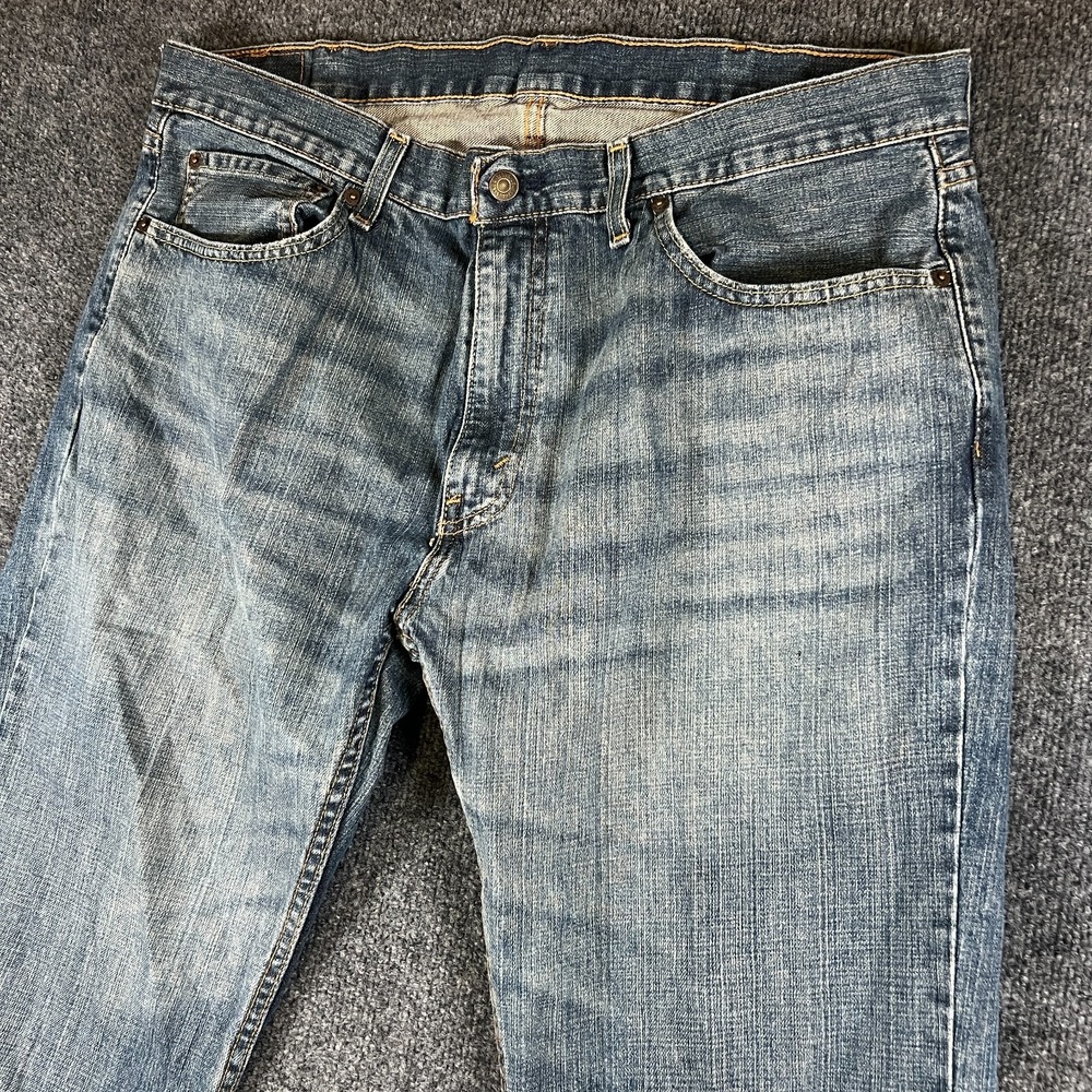 Levis 559 Relaxed Straight Fit Jeans Mens 40x30 Blue Denim Cotton Logo Mid‎ Rise